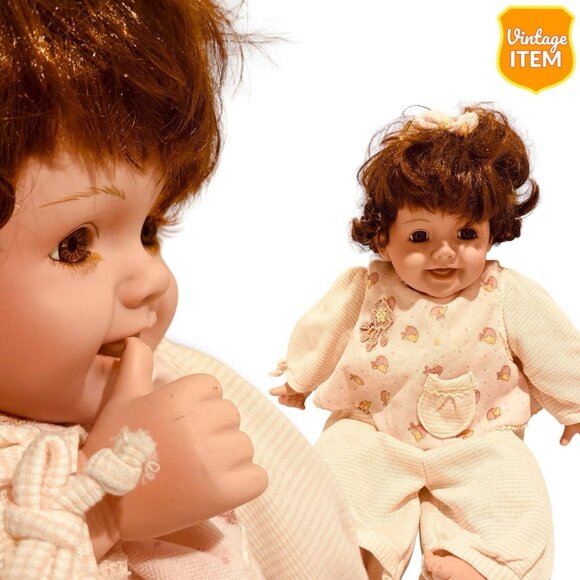 Limited Edition Duck House Porcelain 20 Inch Baby Girl Doll 1437/5000 Made! RARE - Picture 1 of 10